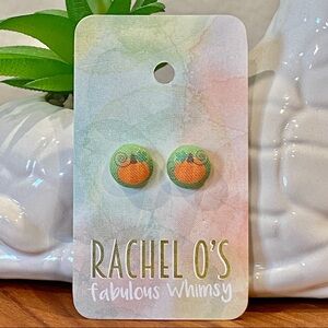 Rachel O’s Fabulous Whimsy Pumpkin Earrings